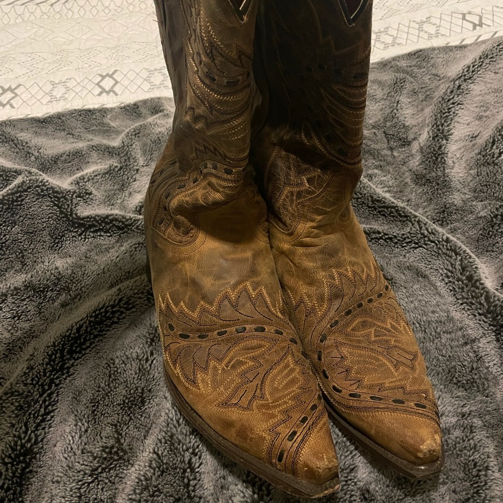 Dan post snip toe cowboy boots